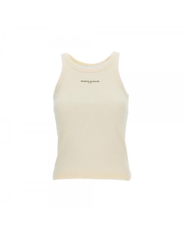 26SS 레터링 로고 탱크탑 노블베이지 QW00600KA0033 0063