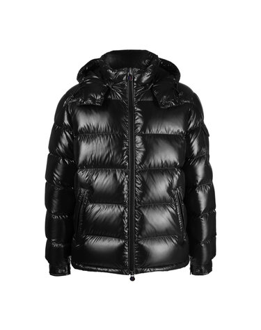 25FW 마야 MAYA 로고 패딩 자켓 블랙 1A536 00 68950 999