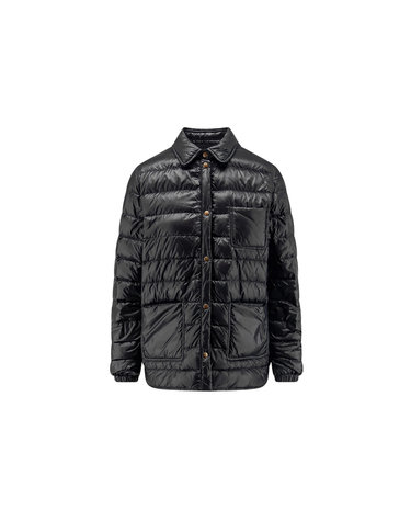 26FW FOUINE 로고 패치 경량 패딩자켓 블랙 1A000 23 597YG 999