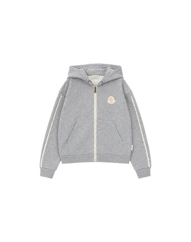 키즈 크로셰 로고 패치 기모 후드집업 멜란지그레이 8G000 17 899PS 980