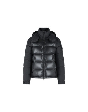 26FW 마야 MAYA 로고 패치 패딩자켓 블랙 1A001 38 597YX 999