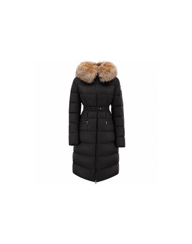 26FW 보에딕 BOEDIC 퍼 후드 벨티드 패딩자켓 블랙 1C000 15 595FE 99M