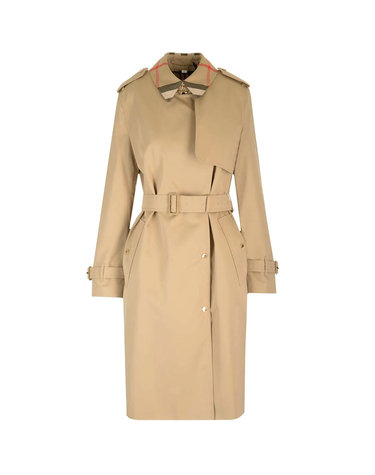 25FW 샌드리지 SANDRIDGE 체크 트렌치코트 허니 8115484