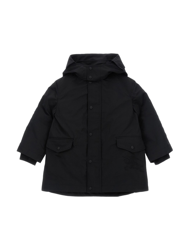 버버리 25FW 키즈 브래디 BRADY 2in1 후드 파카 블랙/베이지 8109336 착용컷