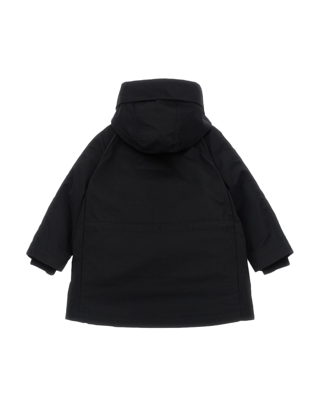 버버리 25FW 키즈 브래디 BRADY 2in1 후드 파카 블랙/베이지 8109336 착용컷