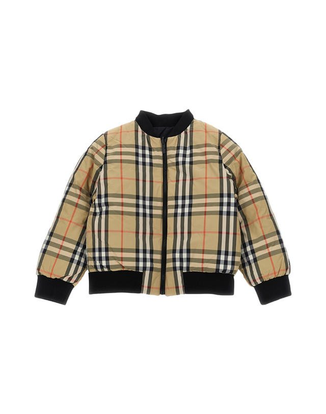 버버리 25FW 키즈 브래디 BRADY 2in1 후드 파카 블랙/베이지 8109336 착용컷