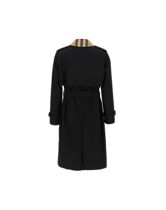 버버리 25FW 샌드리지 SANDRIDGE 트렌치코트 블랙 8115483 착용컷