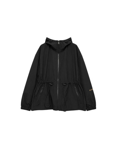 26SS 벌리 BIRLEY 드로스트링 숏 후드 자켓 블랙 8113654