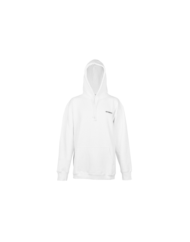 베트멍 여성 로고 프린팅 오버핏 후드티 화이트 UAH21TR535 WHITE 착용컷
