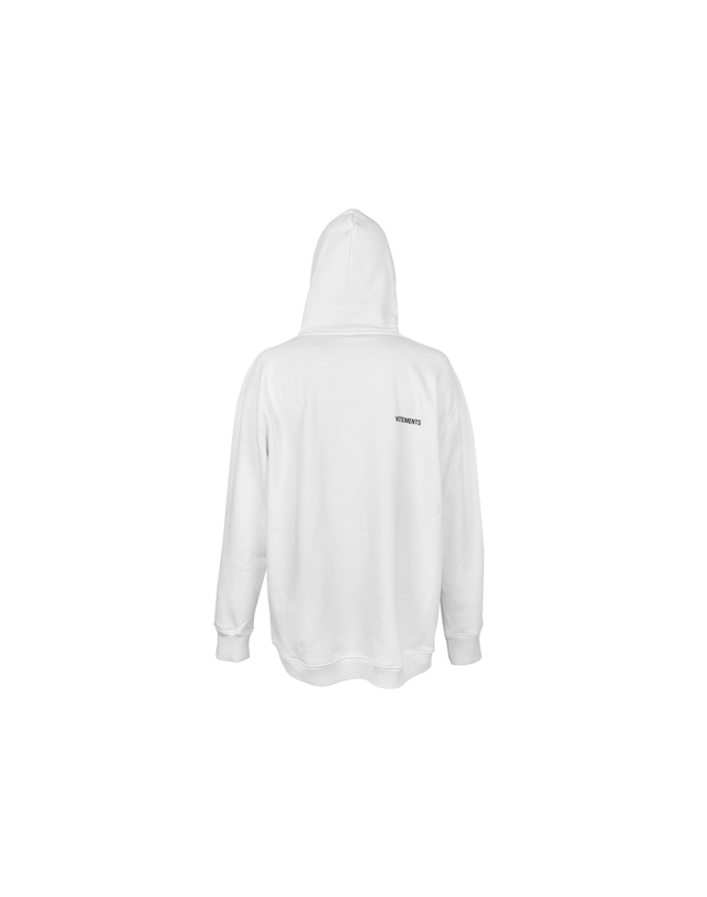 베트멍 여성 로고 프린팅 오버핏 후드티 화이트 UAH21TR535 WHITE 착용컷