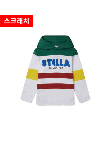 스크래치 키즈 여성 로고 플리스 오버핏 후드티 멀티 602249 SRJ70 9100