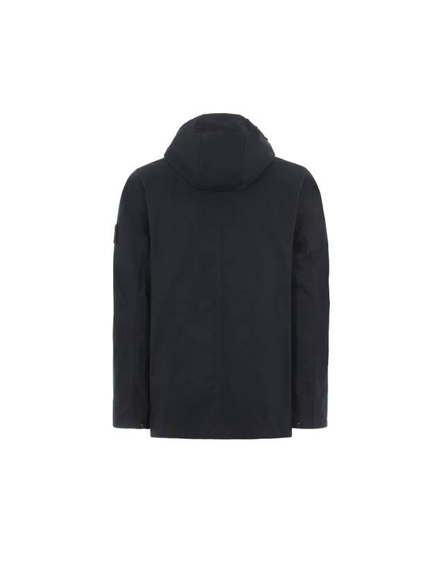 스톤아일랜드 고스트피스 와펜 O-VENTILE 다운 자켓 블랙/다크네이비 7715437F1 V0029 착용컷