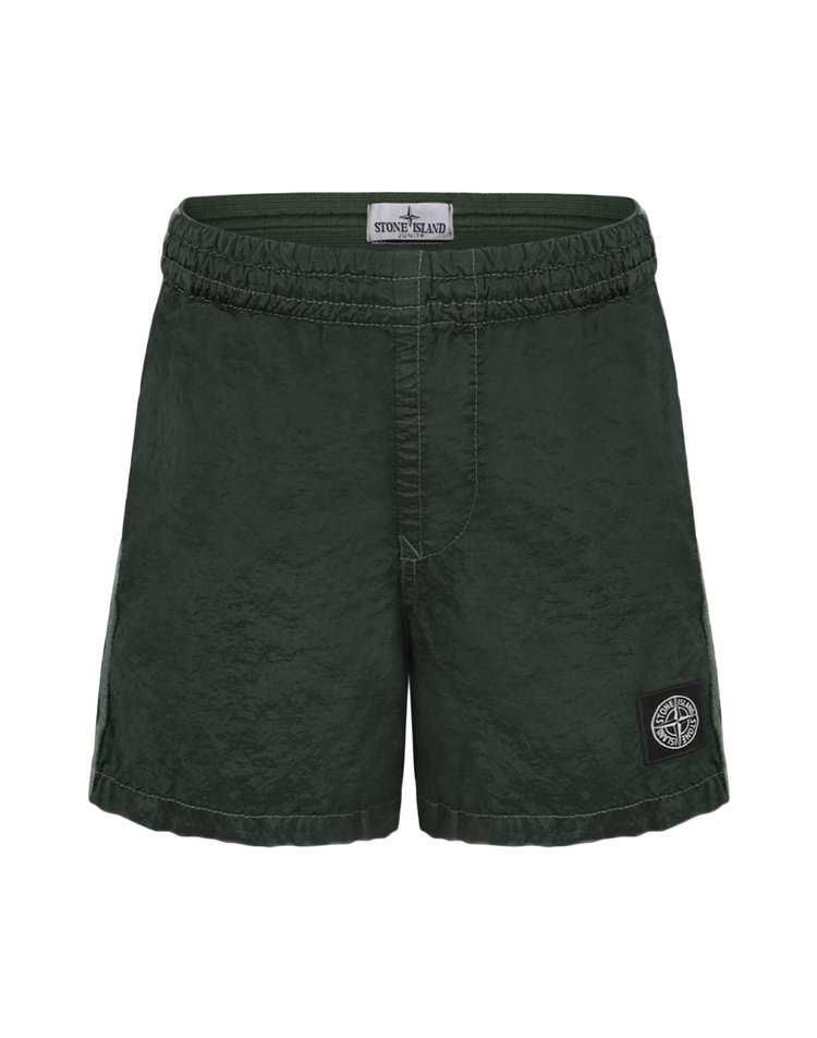 [스톤아일랜드] 키즈 여성 로고 패치 스윔 숏팬츠 카키 K1S16 B100001 S0043 V0054 S519XX04494