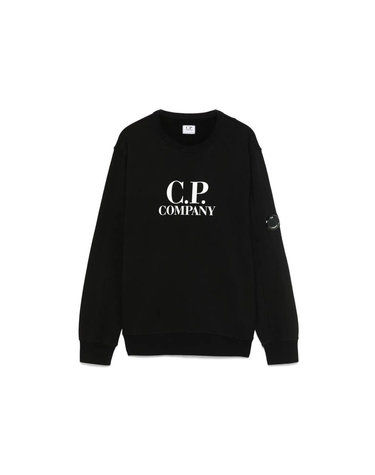 25FW 키즈 렌즈 와펜 로고 맨투맨 블랙 19CKSS034B 00LCA76 999