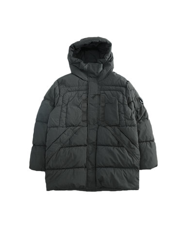 25FW 키즈 렌즈 와펜 패딩 자켓 차콜 19CKOW076B 00L3C00 978