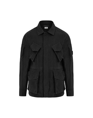26SS 렌즈 와펜 크롬 R 필드자켓 블랙 20CMOW004A 110535G 999