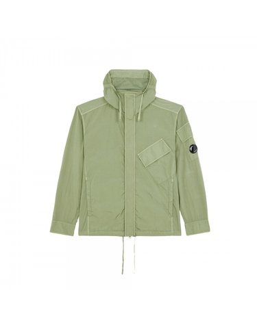 26SS 렌즈 와펜 크롬 R 후드 오버셔츠 자켓 모스그레이 20CMOS058A 005904G 610