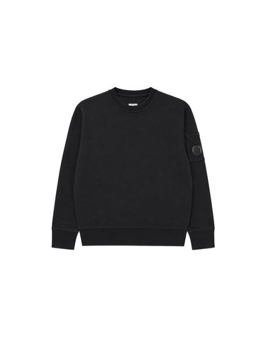 키즈 렌즈 와펜 크루넥 맨투맨 블랙 21CKSS025B 00LCA76 999