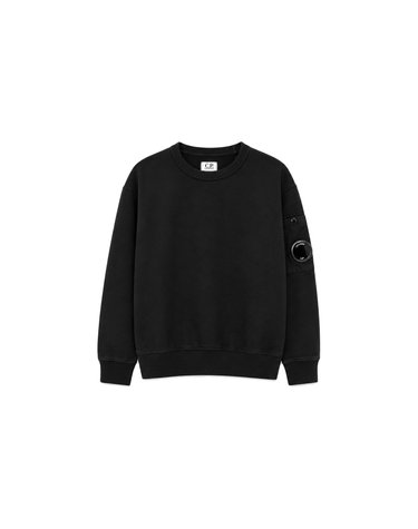 키즈 렌즈 와펜 크루넥 맨투맨 블랙 21CKSS001B 00LCC02 999