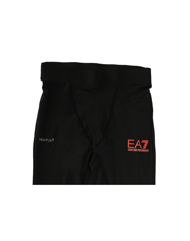 아르마니 EA7 로고 레깅스 블랙 3YPP82 PJ67Z 1200 착용컷