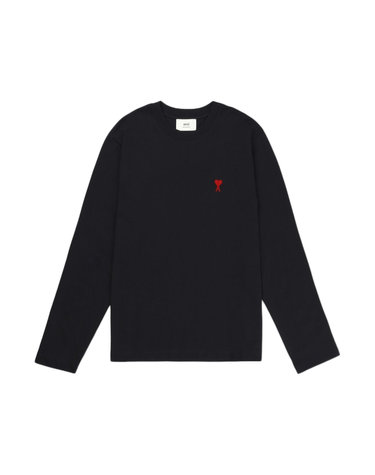 25FW 스몰 로고 롱슬리브 블랙 BFUTS235 724 001