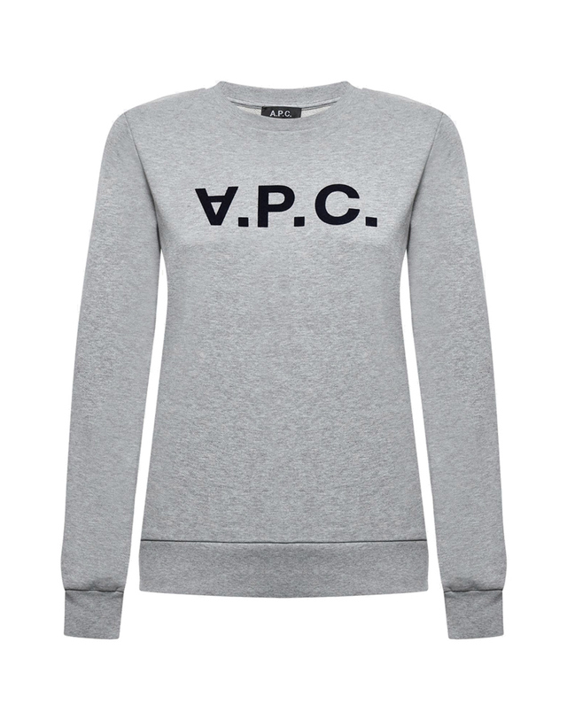 아페쎄 비바 VIVA 로고 프린팅 맨투맨 COECQ F27644 PLA 착용컷