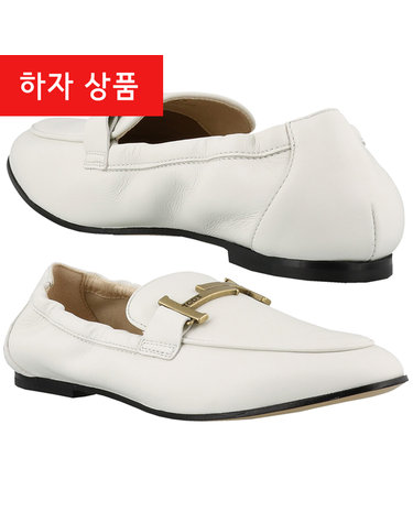 [리퍼브] 하자 여성 금장 더블 T 로퍼 XXW79A0DE70 MID B001