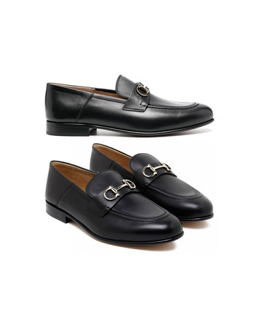 25SS 오토네 OTTONE 은장 더블 간치니 로퍼 0758468