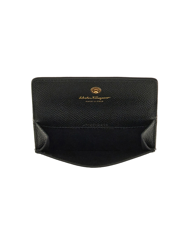 살바토레 페라가모 25SS 금장 간치니 체인 카드지갑 22-0413 0758545 착용컷