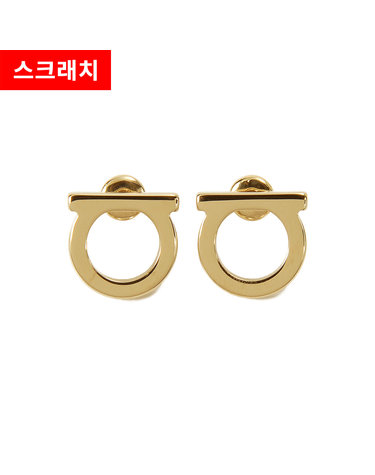 스크래치 간치니 로고 라지 이어링 골드 76-0119 0696429