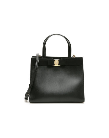 26FW 뉴 바라 보우 미디움 토트/크로스백 블랙 21-I290 0734058