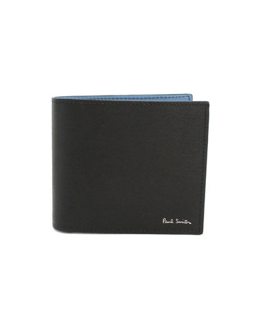 26FW 로고 콘트라스트 스트라이프 반지갑 블랙 M1A 4832 W RGS 79