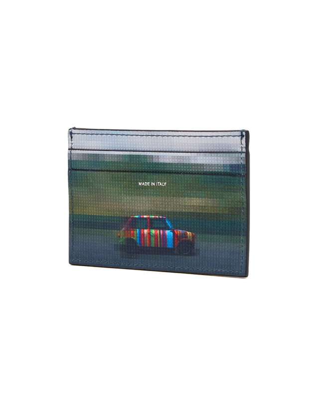 폴스미스 26SS 로고 레인보우 카 카드지갑 블랙 M1A 4768 TGLECO 79 착용컷