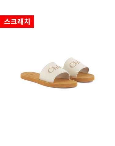 스크래치 키즈 여성 로고 샌들 아이보리 C20507 148