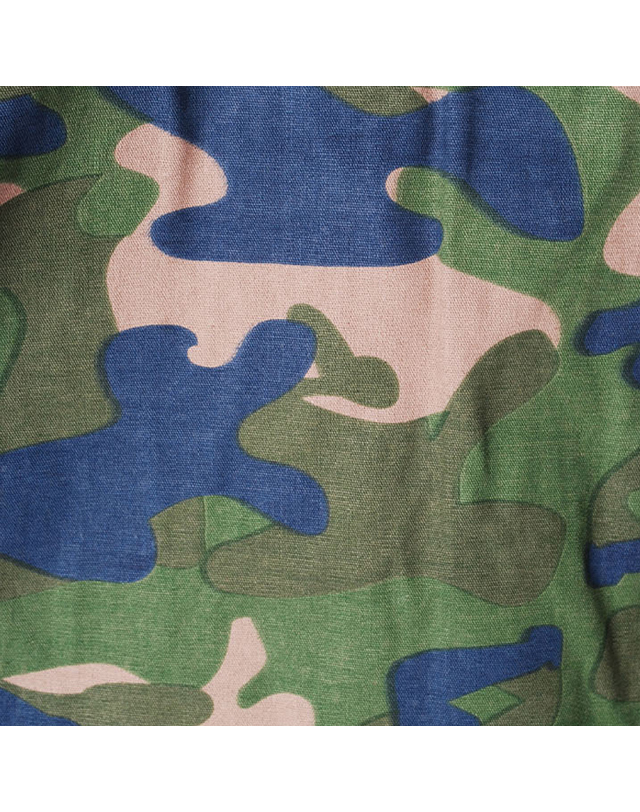 레스아티스트 로고 패치 캔버스 셔츠 카모 LA04SCV26CAMO 착용컷