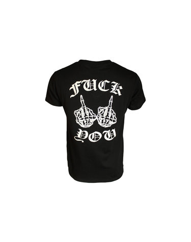 백 프린팅 로고 티셔츠 블랙 LA04TEE85BK