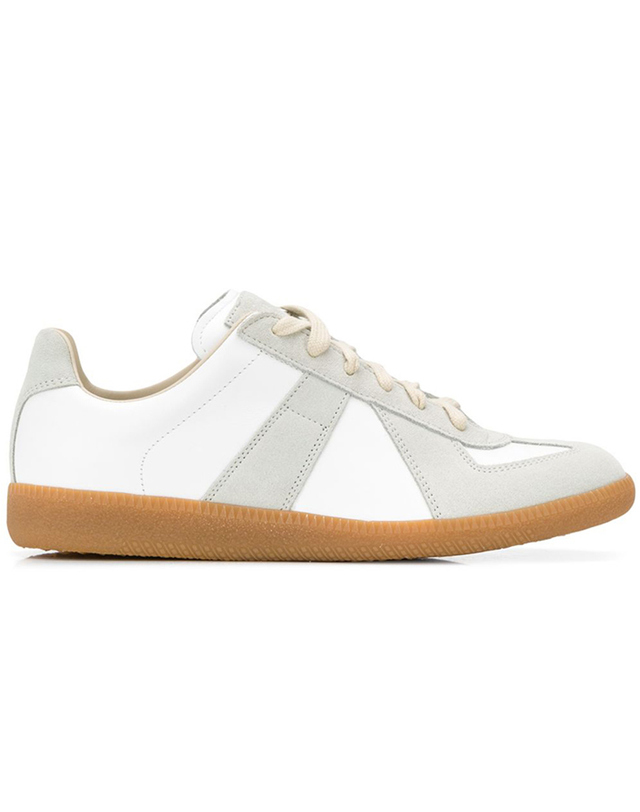 메종 마르지엘라 25FW 여성 독일군 스니커즈 화이트 S58WS0109 P1895 T1016 착용컷