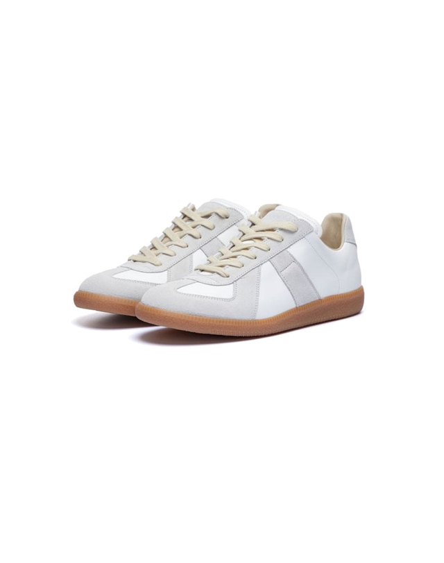 메종 마르지엘라 25FW 독일군 스니커즈 화이트 S57WS0236 P1895 101 착용컷