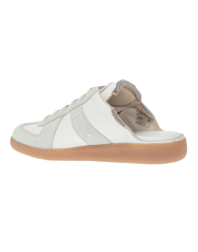 메종 마르지엘라 25FW 여성 컷아웃 독일군 스니커즈 화이트 S58WS0107 P1895 T1016 착용컷