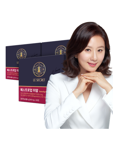 르시크릿 에스트로업 이알 3박스 3개월분 여성 갱년기 영양제 루바브뿌리추출물