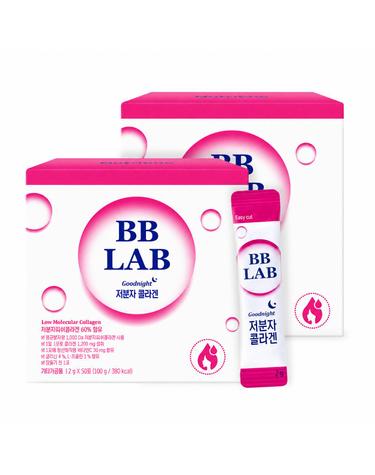 뉴트리원 비비랩 굿나잇 저분자 콜라겐 100g 2개