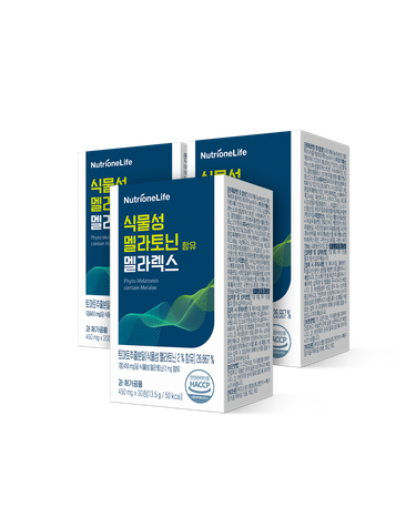 뉴트리원 식물성 멜라토닌 2mg 함유 멜라렉스 90정 3개