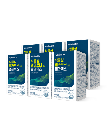 뉴트리원 식물성 멜라토닌 2mg 함유 멜라렉스 180정 6개