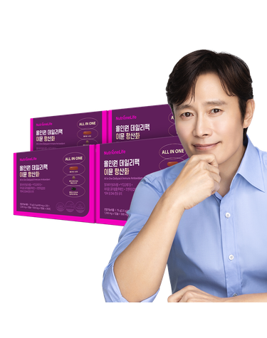 뉴트리원 올인원 데일리팩 이뮨 항산화 종합비타민 30회분 4박스
