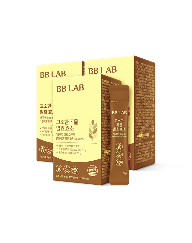 뉴트리원 고소한 곡물 발효 효소(30포), 3박스 3개월분 착용컷
