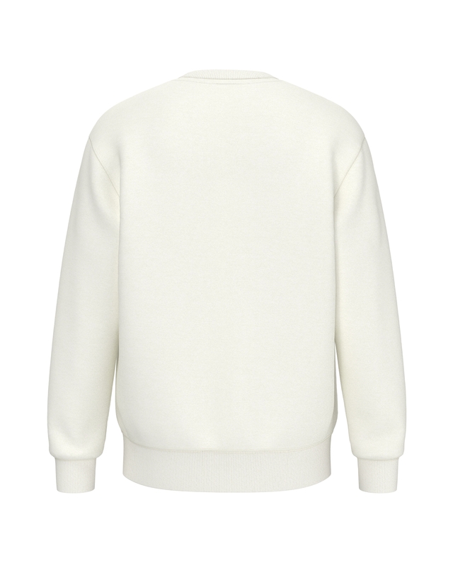 헤지스 피즈 [HAZZYS PHIZ] 크림 스몰로고 맨투맨 착용컷