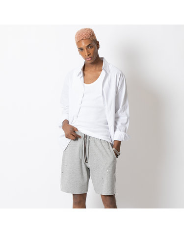 엘란 코튼 릴랙스 쇼츠 Elan Cotton Relax Shorts (GREY)