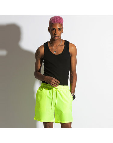 나일론 릴랙스 쇼츠 Nylon Relax Shorts (FLUORESCENT YELLOW)