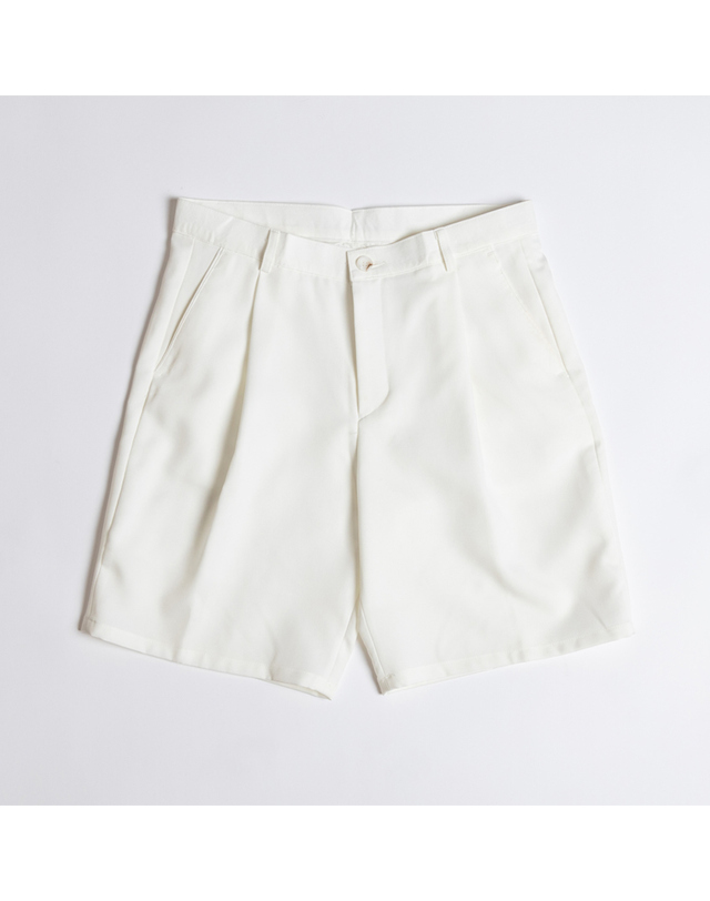 스트라이크 엘리건트 플리츠 쇼츠 Elegant Pleat Shorts (WHITE) 착용컷
