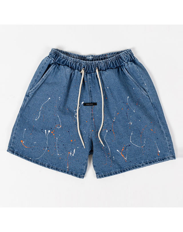 스트라이크 브리즈 워시 데님 쇼츠 Breeze Wash Denim Shorts (RELAX) 착용컷